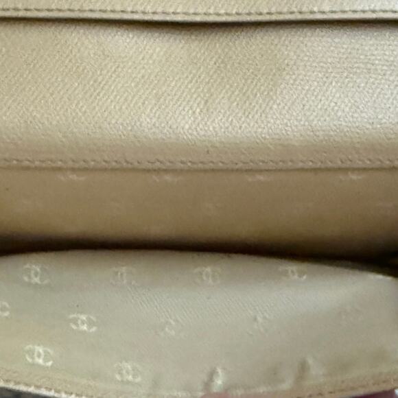 Chanel Vintage Camel Colored Long Snap Wallet - Picture 10 of 10